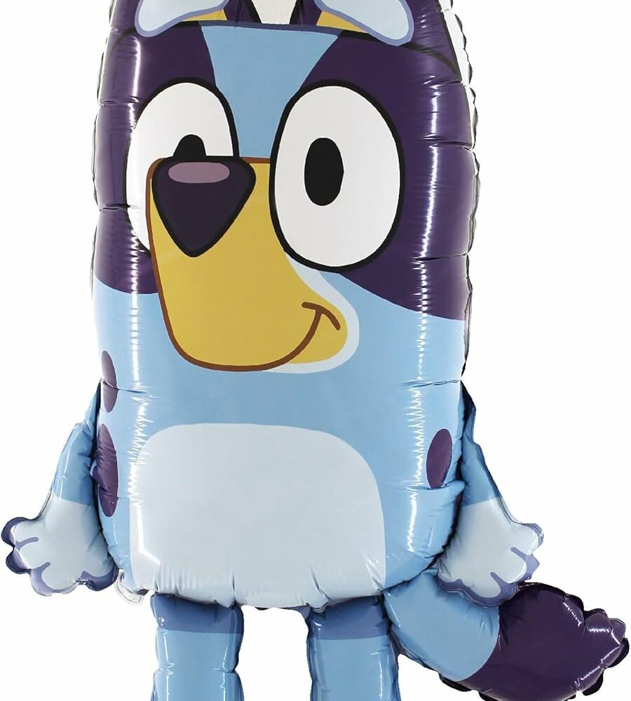 81cm (32") Bluey Shaped Character Foil Balloon